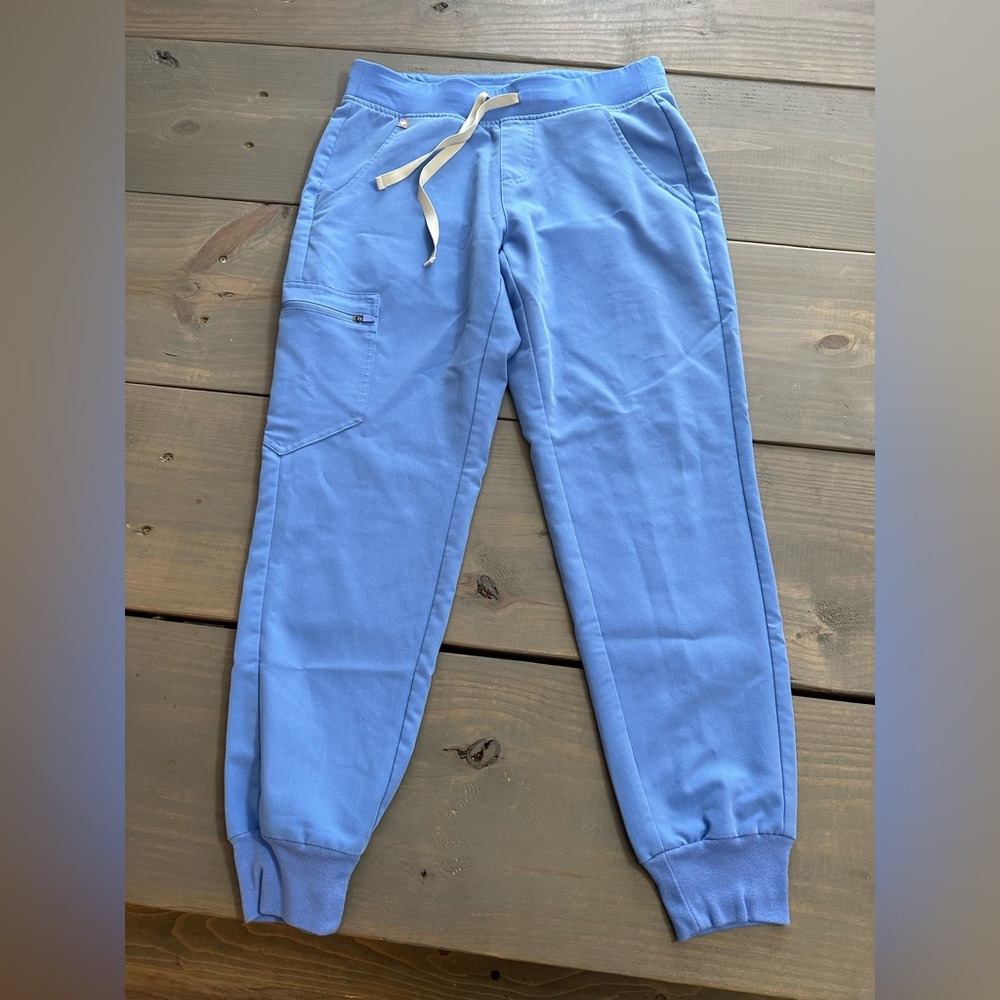 Figs ceil blue joggers. Size small/ petite